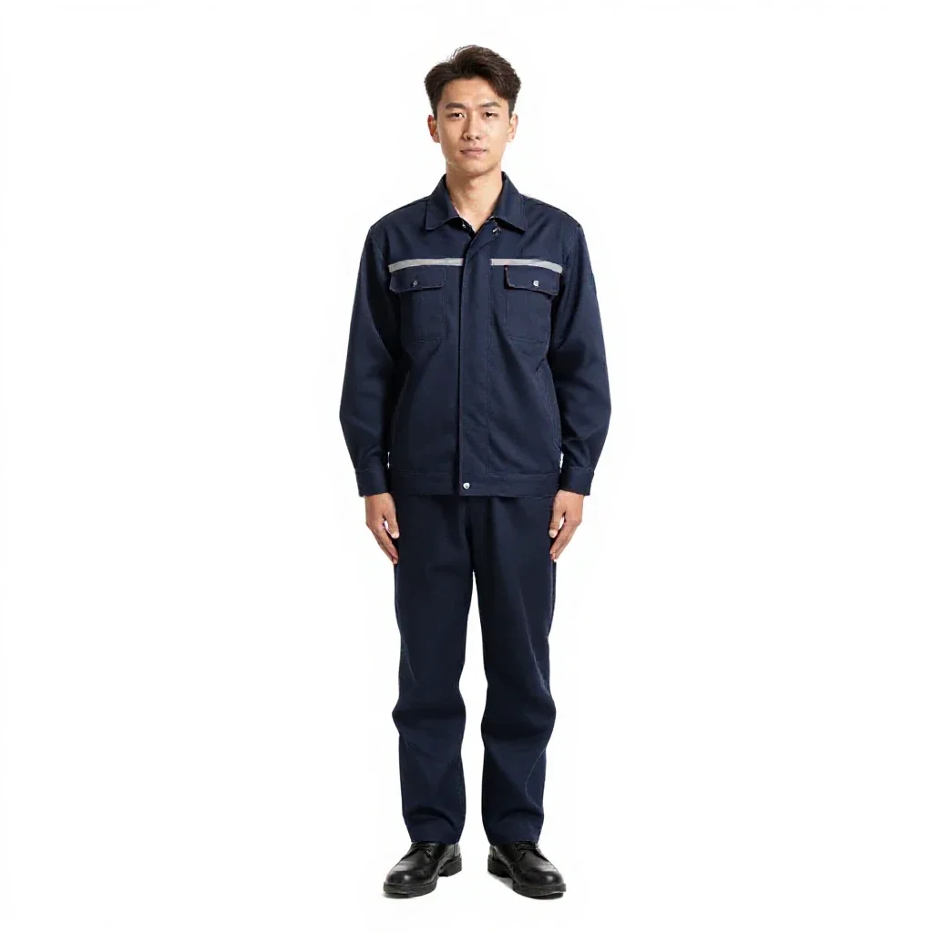 Train conductor with a punch isolated on a white background