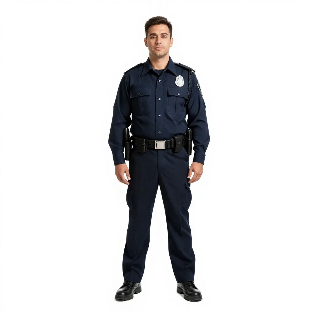 Hive-city enforcer isolated on a white background