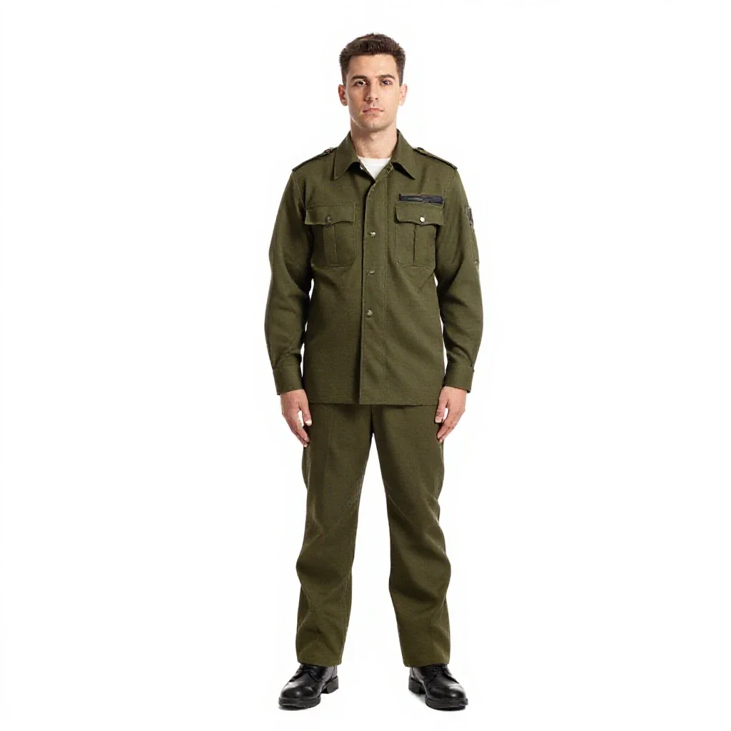 Station quartermaster isolated on a white background