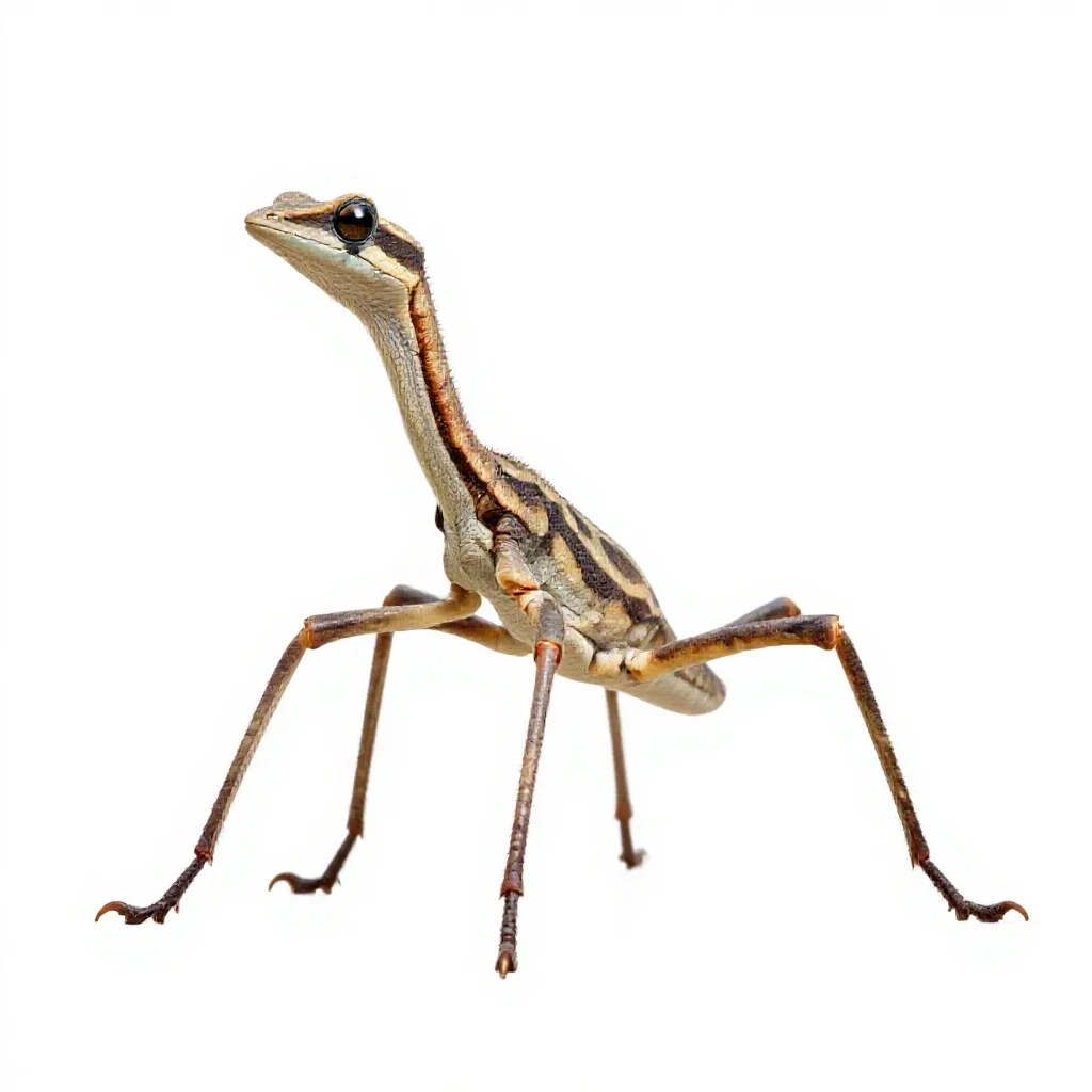 Six-legged desert strider isolated on a white background