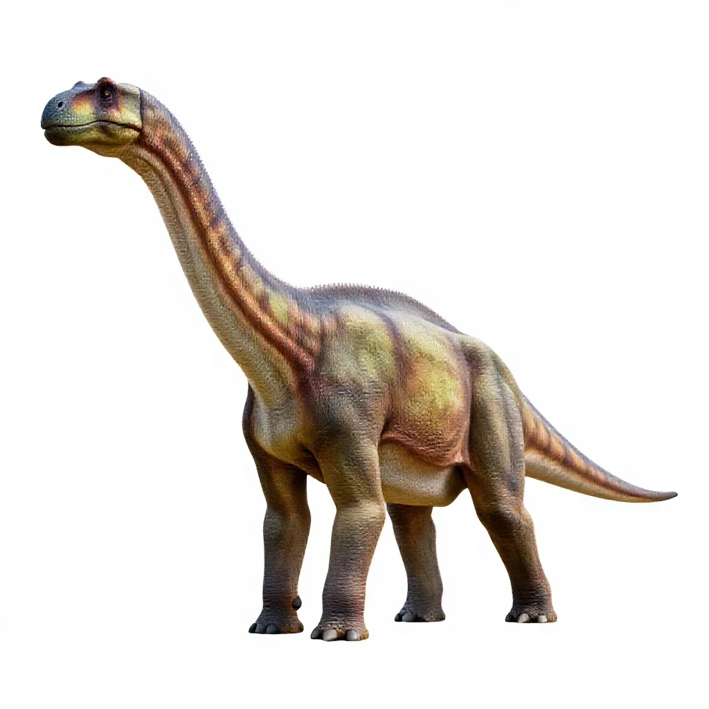 Diplodocus isolated on a white background