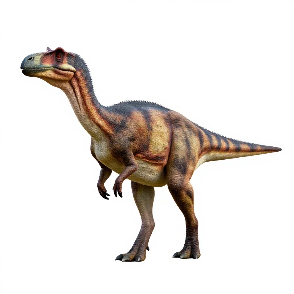 Parasaurolophus isolated on a white background