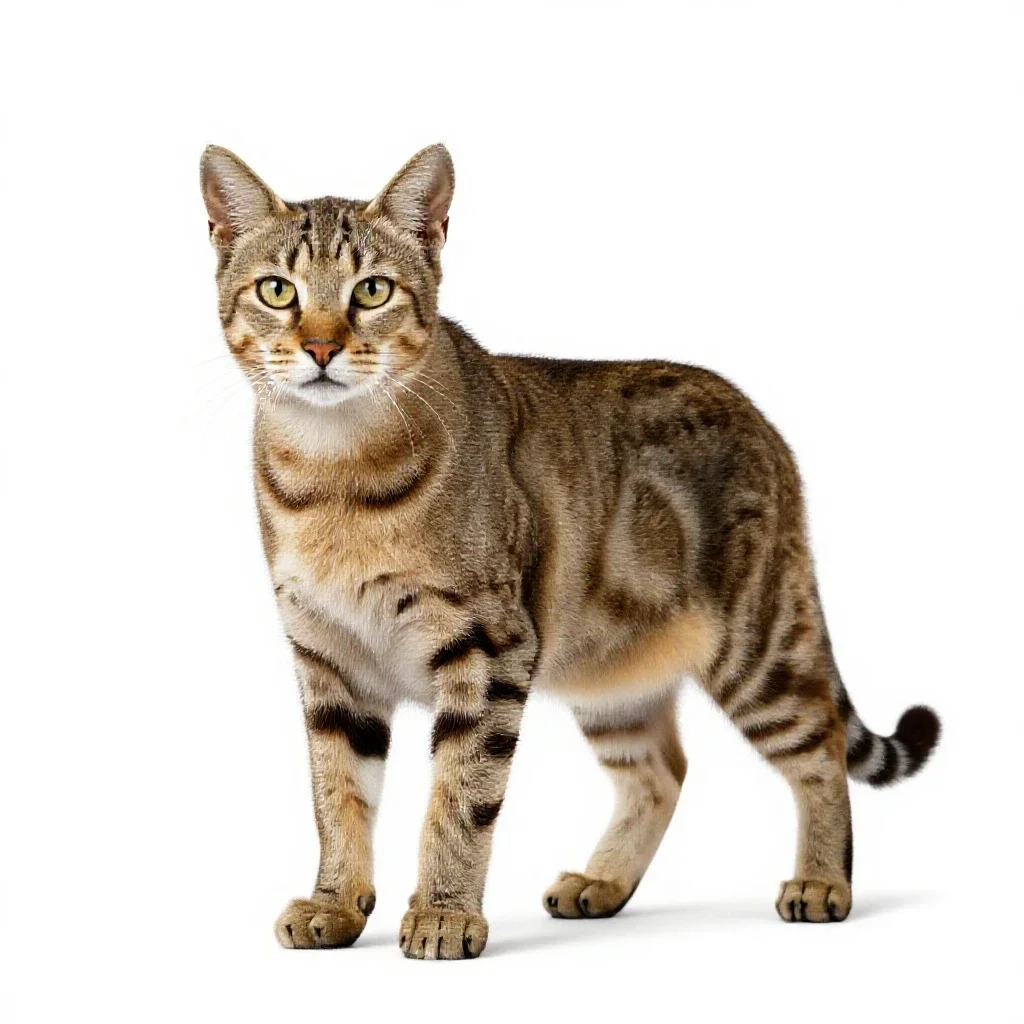 Sabre-toothed cat isolated on a white background
