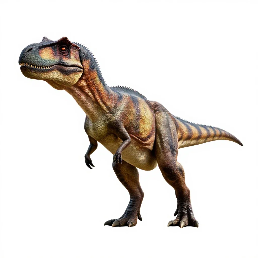 Spinosaurus isolated on a white background