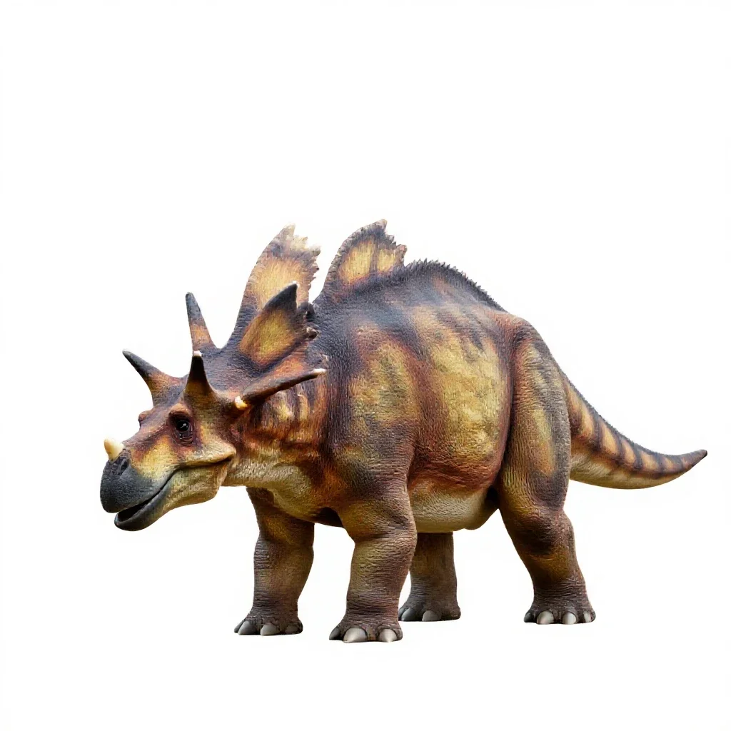 Stegosaurus isolated on a white background