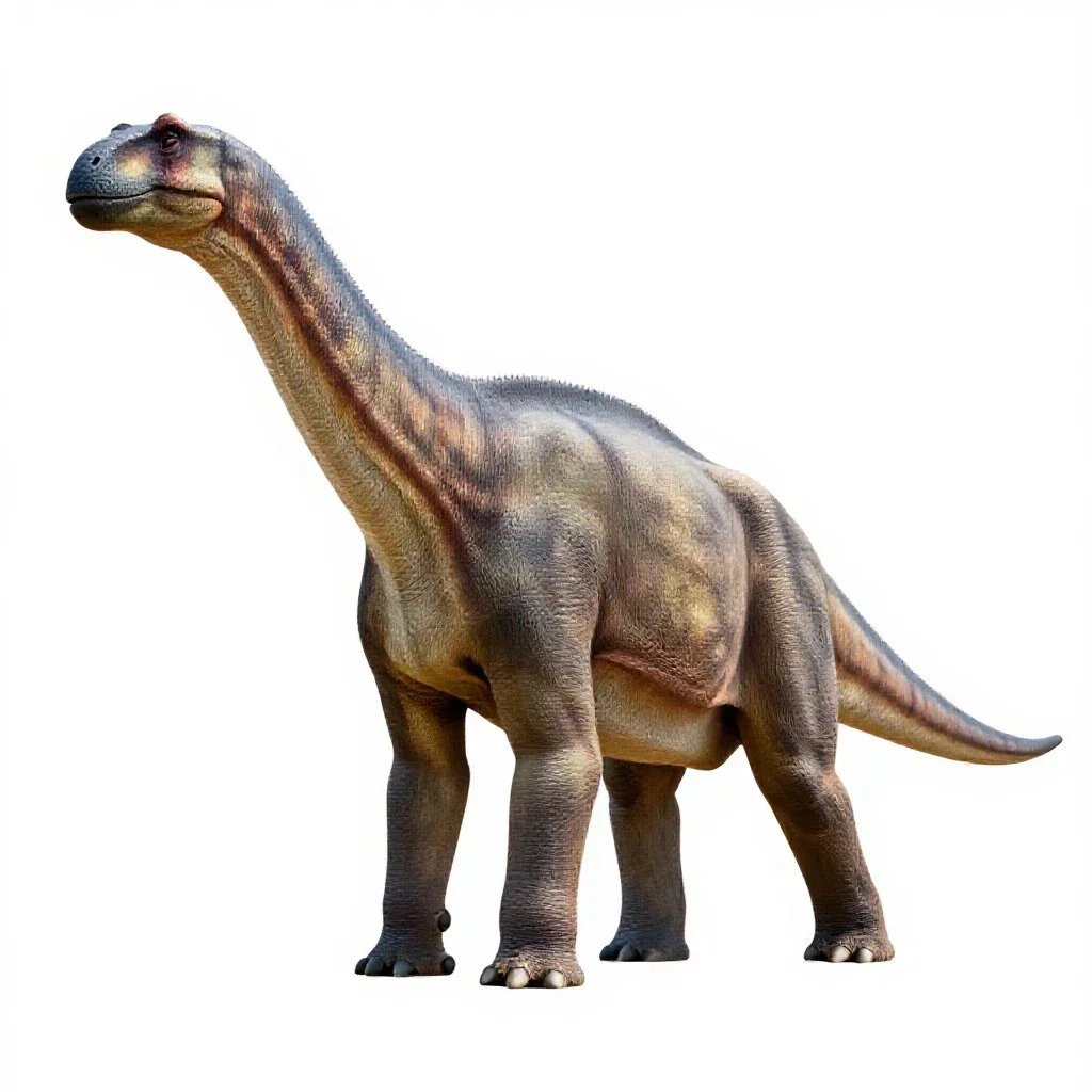 Argentinosaurus isolated on a white background
