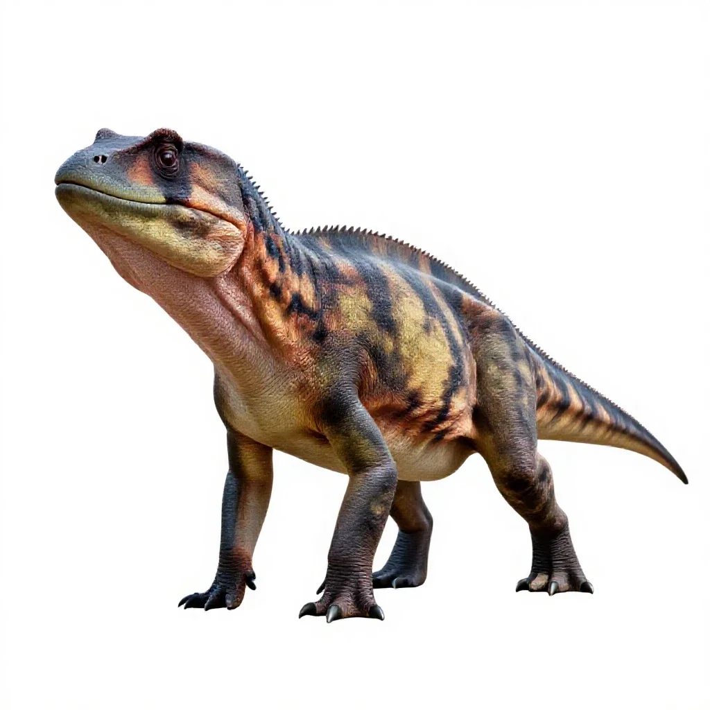 Ichthyosaur isolated on a white background