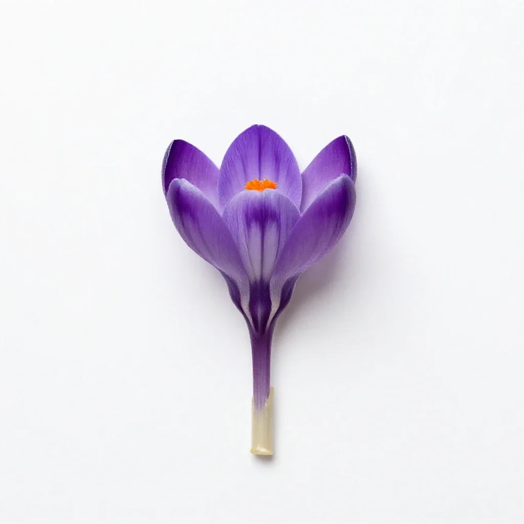 Crocus isolated on a white background