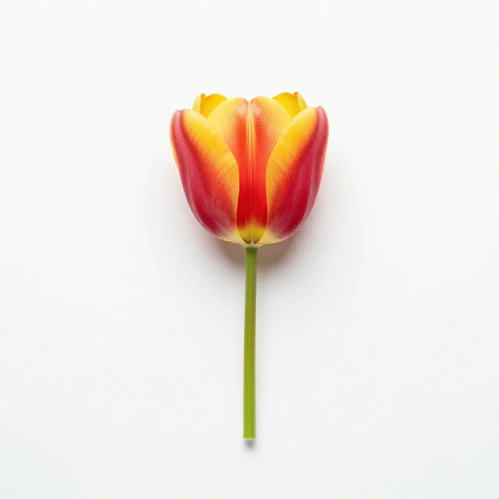 Tulip isolated on a white background
