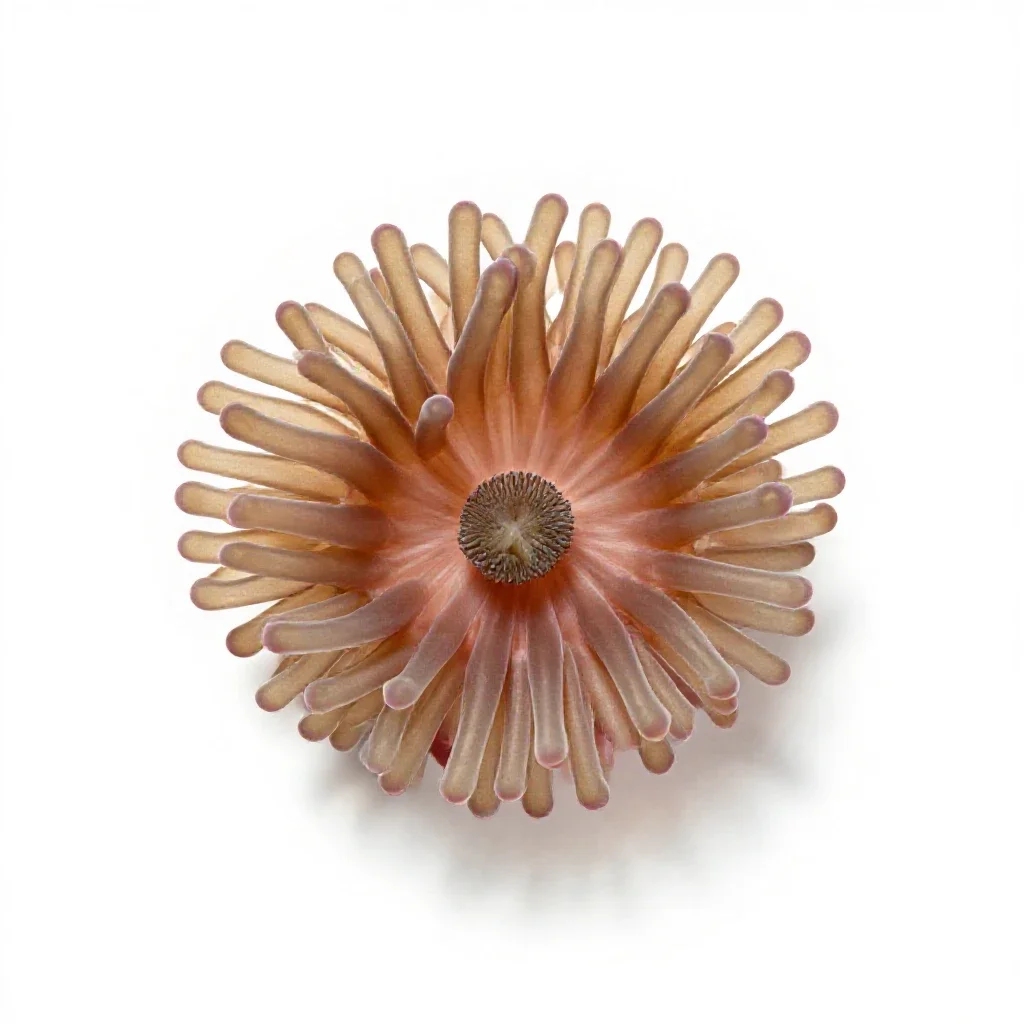 Anemone isolated on a white background