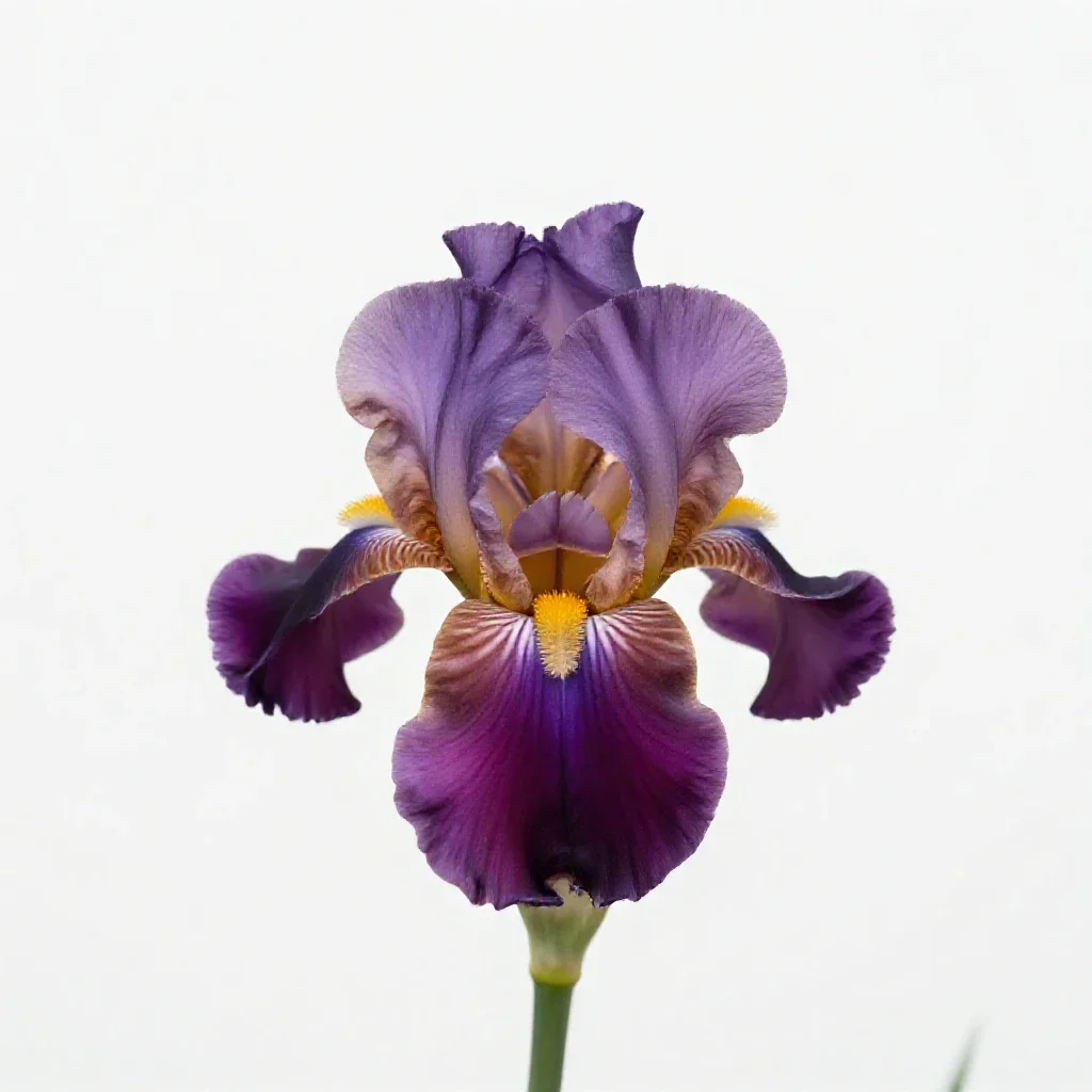 Iris isolated on a white background