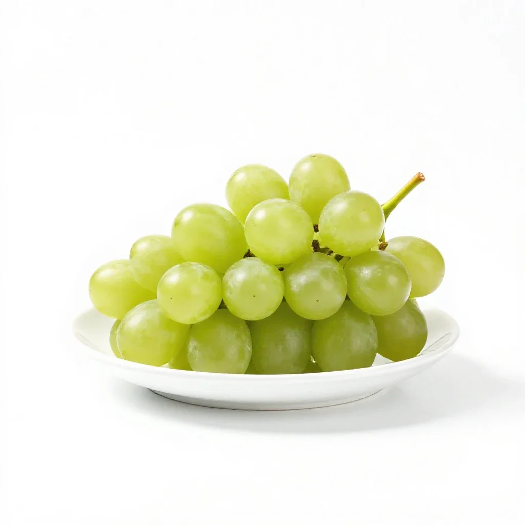 Bunch of grapes isolated on a white background