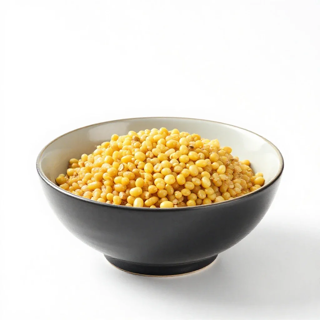 Poke bowl isolated on a white background