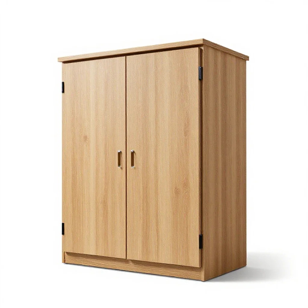 Battery storage cabinet isolated on a white background