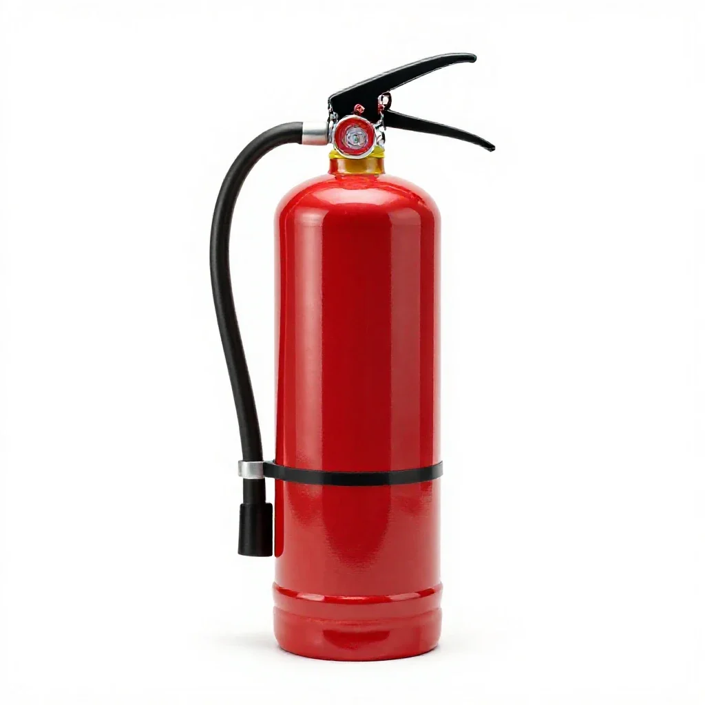 Fire extinguisher isolated on a white background