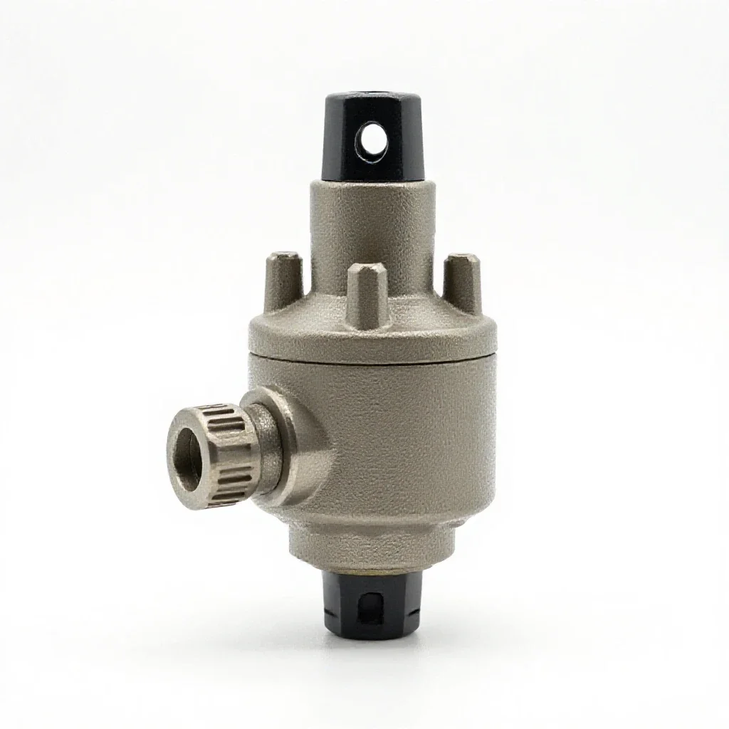 Industrial float switch isolated on a white background