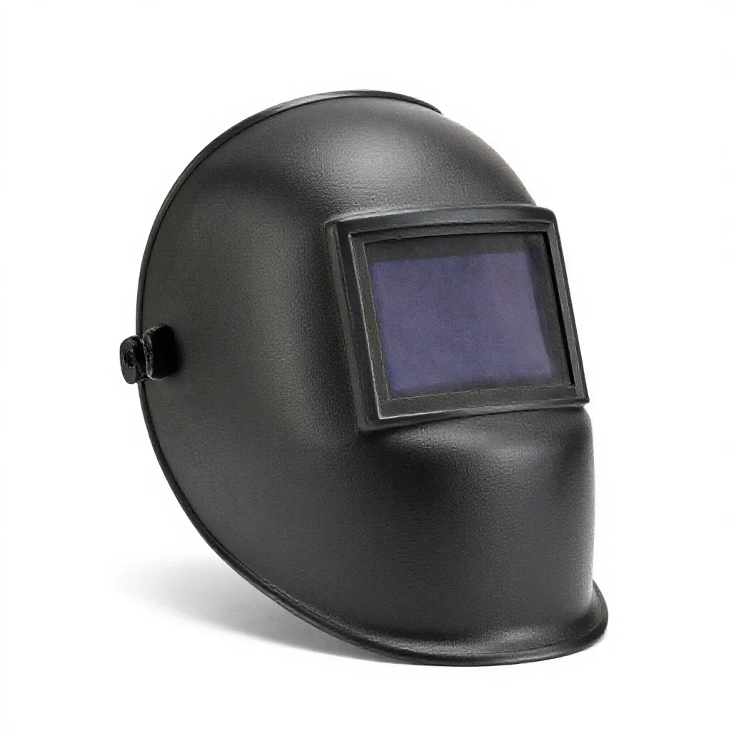 Welding helmet isolated on a white background