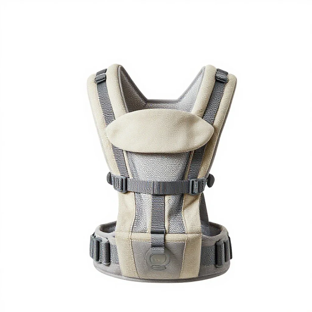 Baby carrier harness isolated on a white background