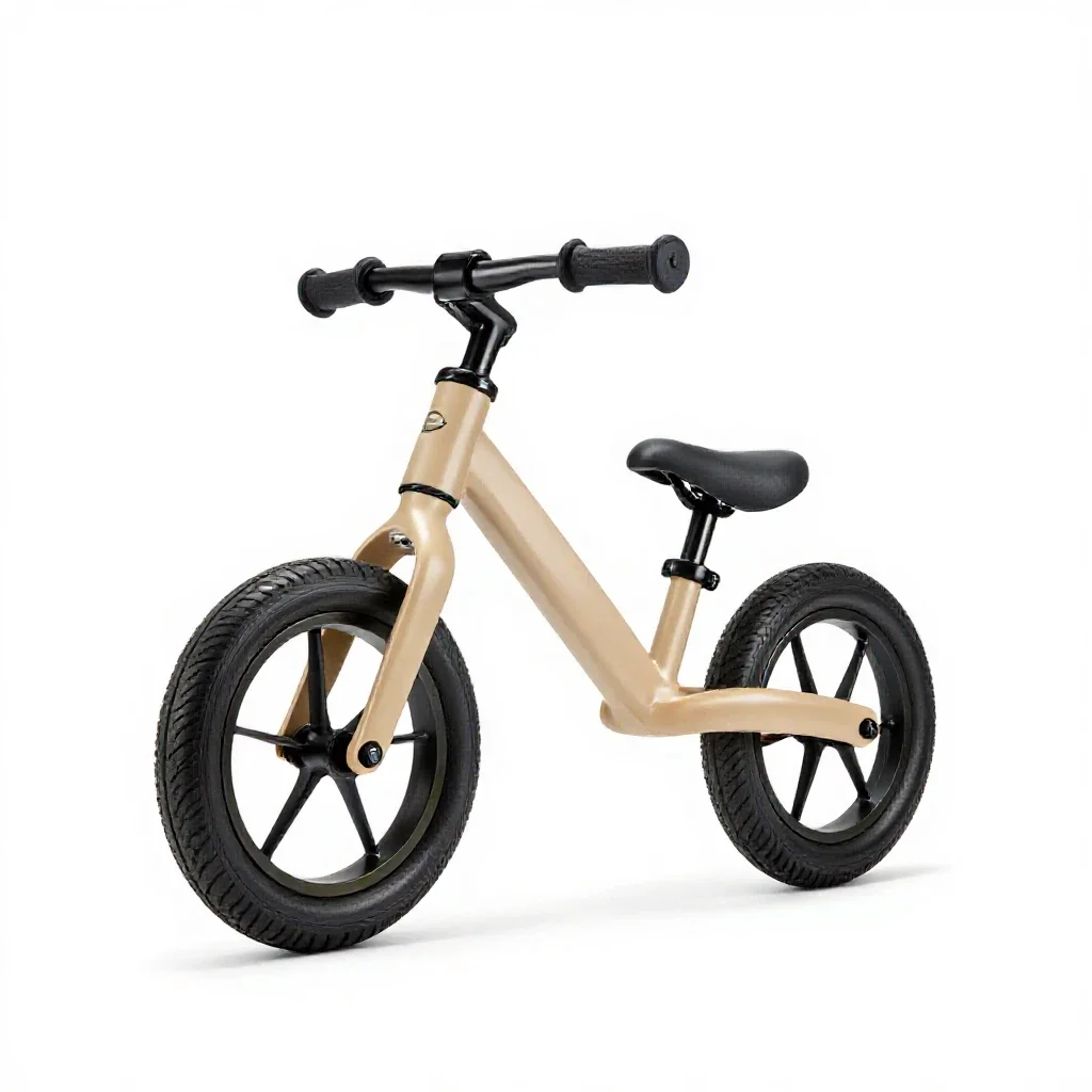 Balance bike isolated on a white background