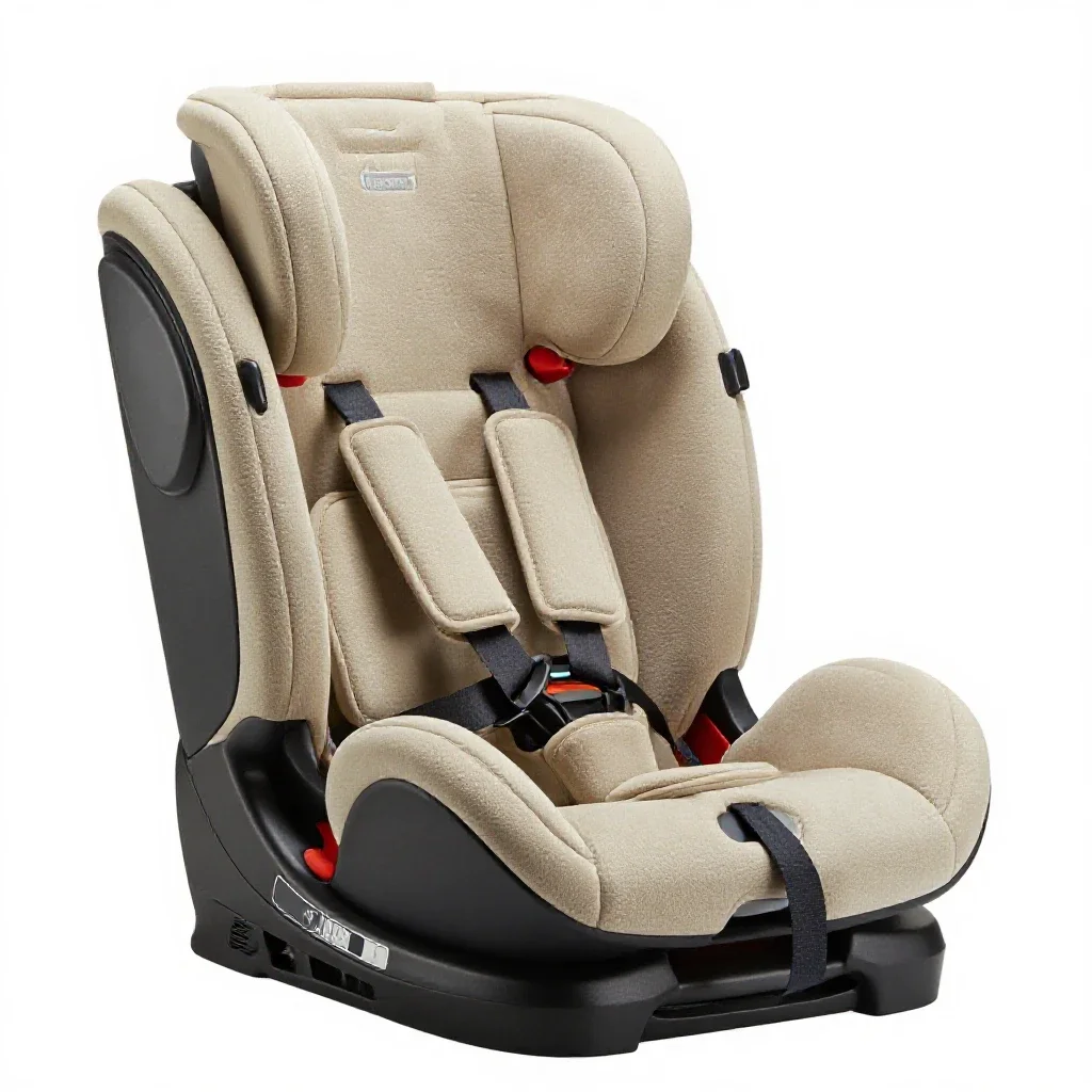 Car seat isolated on a white background