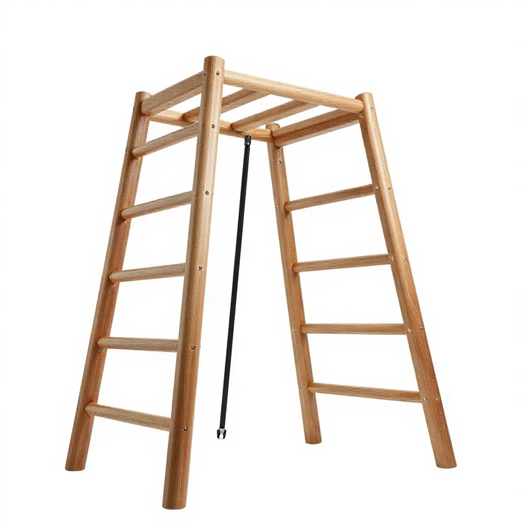 Climbing frame isolated on a white background