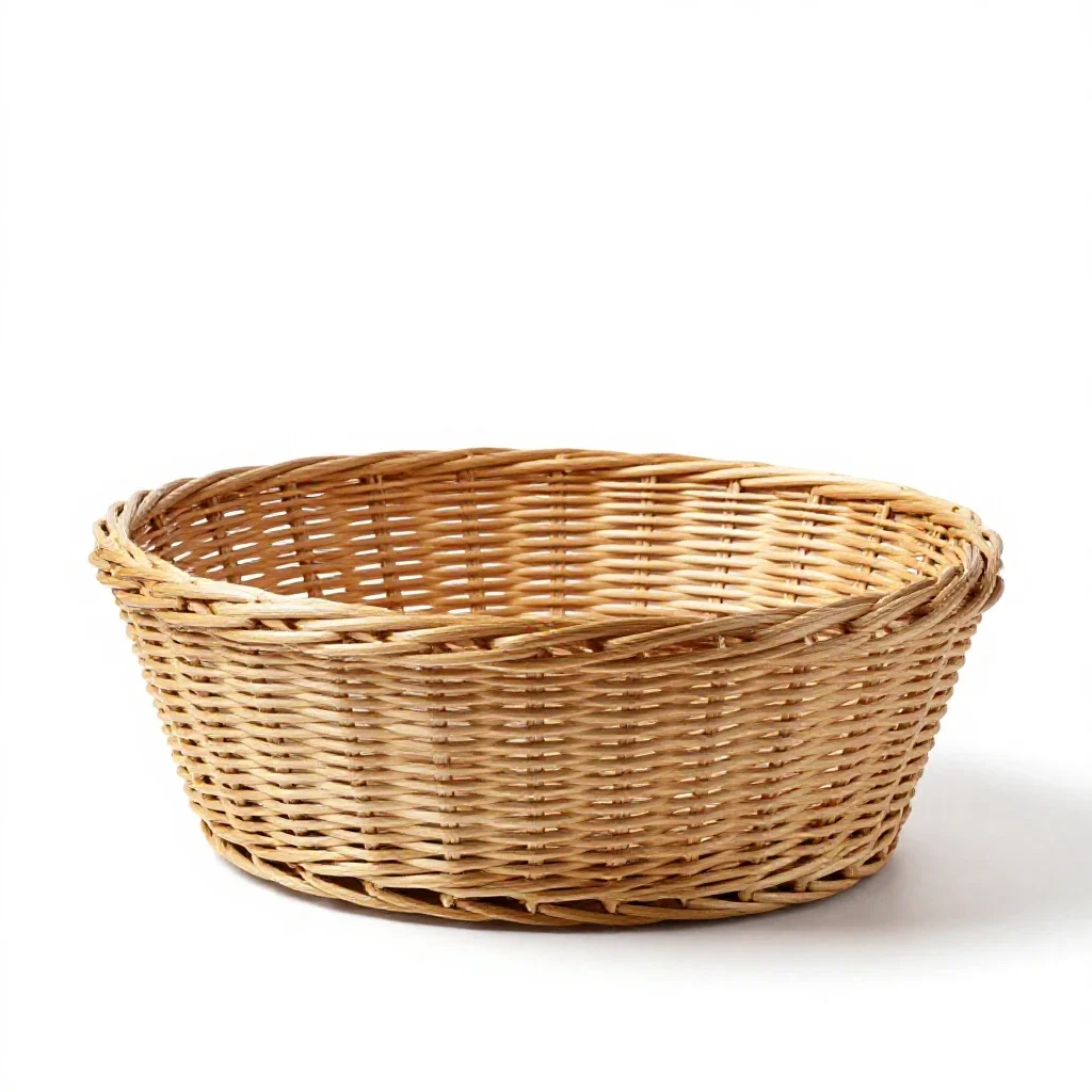 Moses basket isolated on a white background
