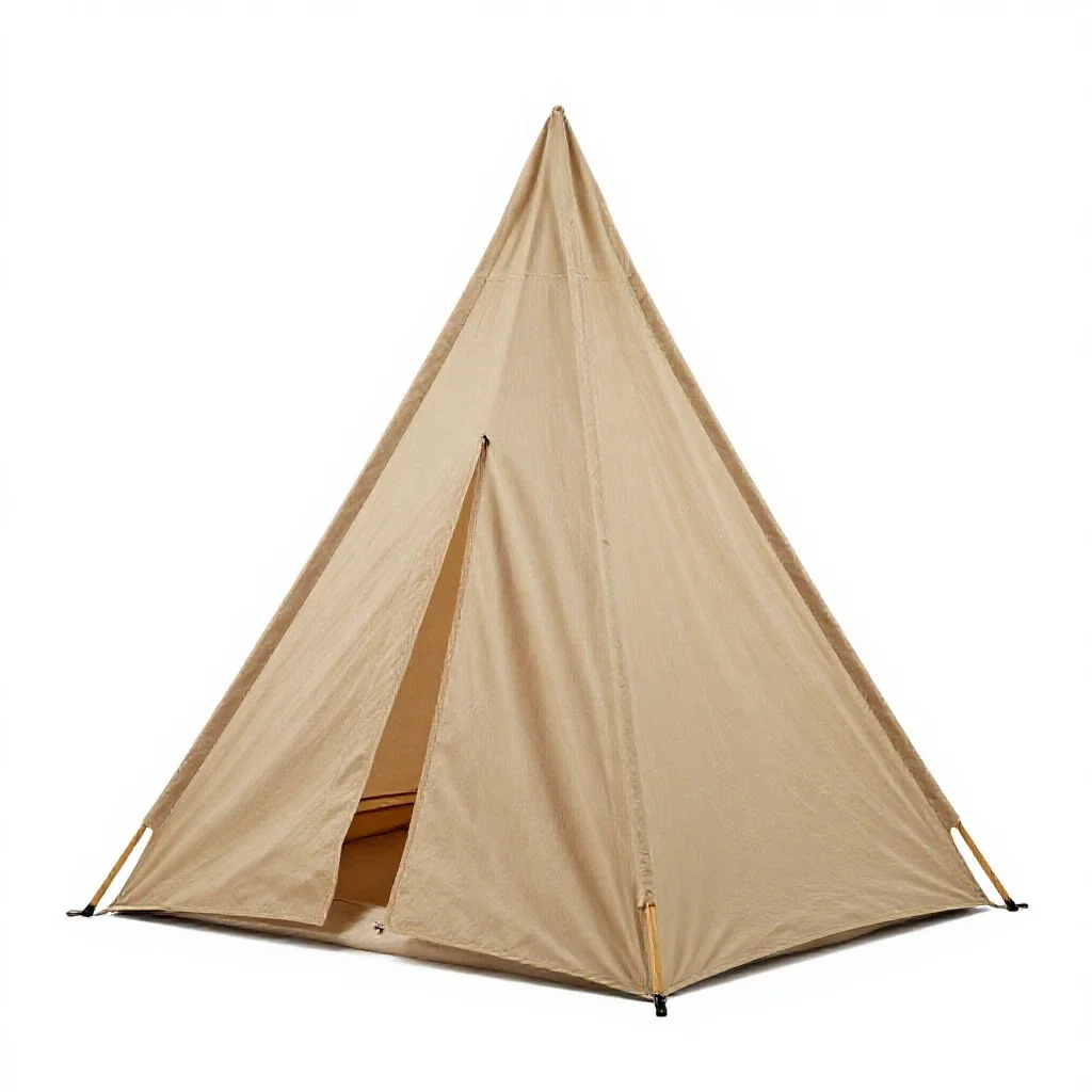 Reading tent isolated on a white background