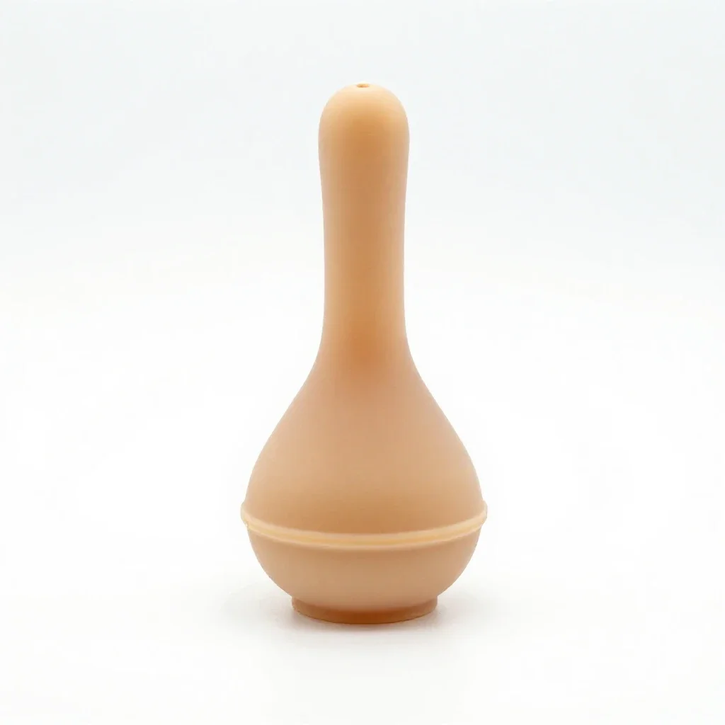 Silicone feeding set isolated on a white background