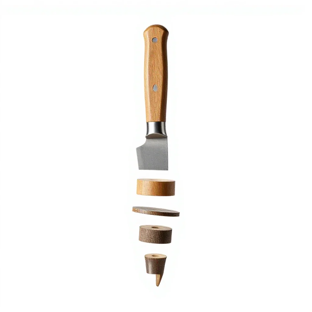 Chef's knife isolated on a white background