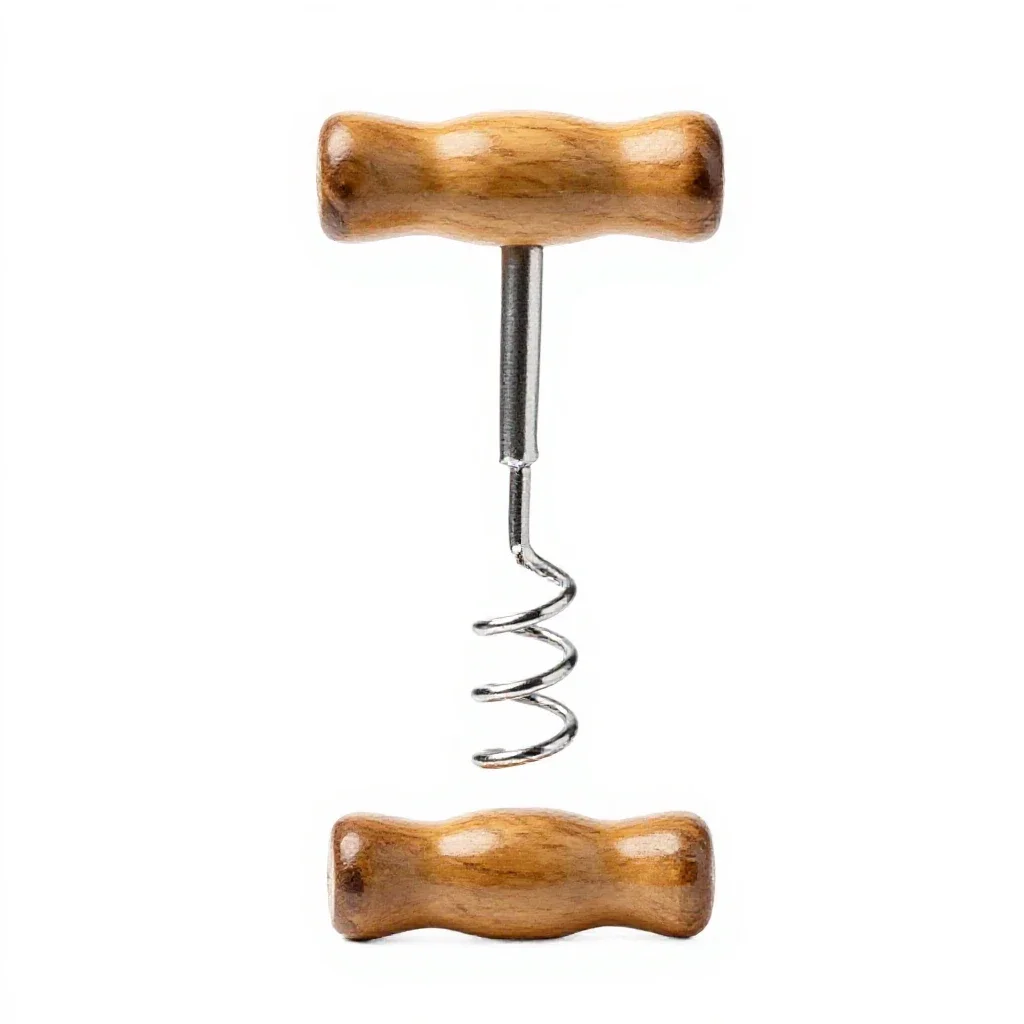 Corkscrew isolated on a white background