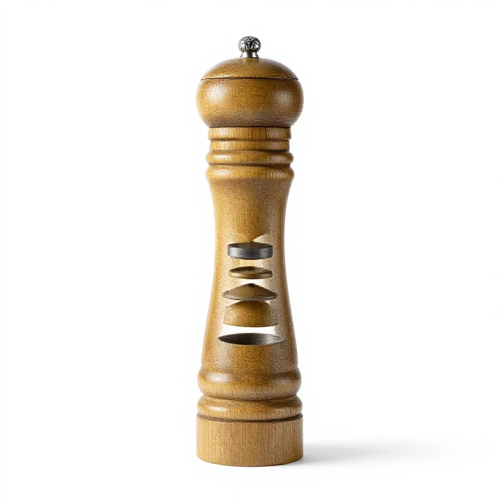 Pepper mill isolated on a white background