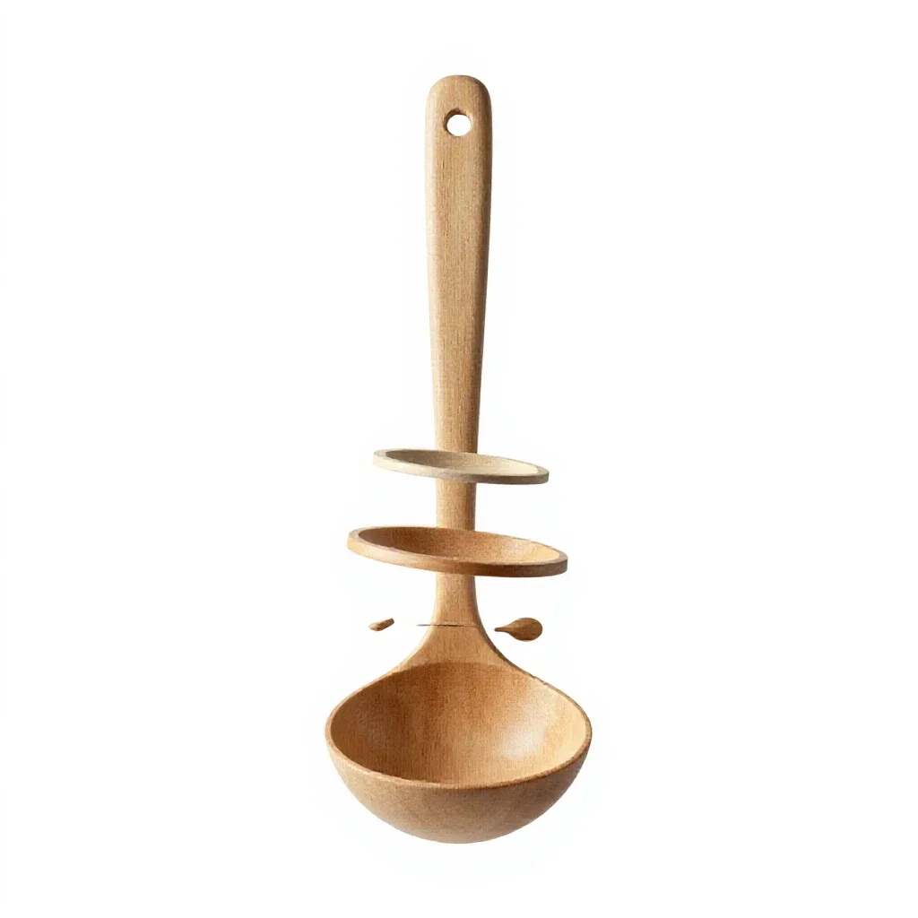 Soup ladle isolated on a white background