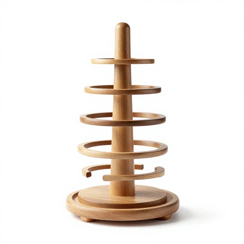 Spice rack carousel isolated on a white background