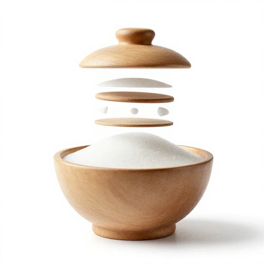 Sugar bowl with a lid isolated on a white background