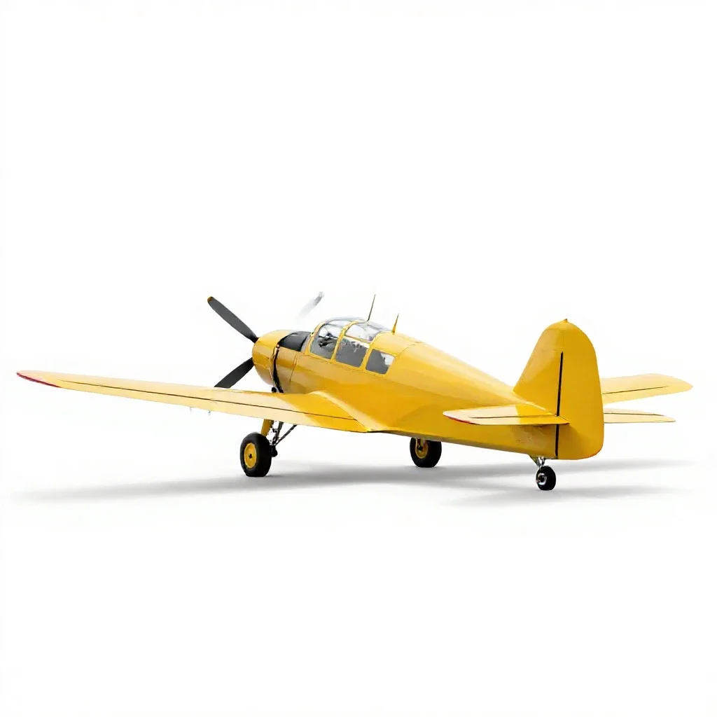 Crop duster isolated on a white background