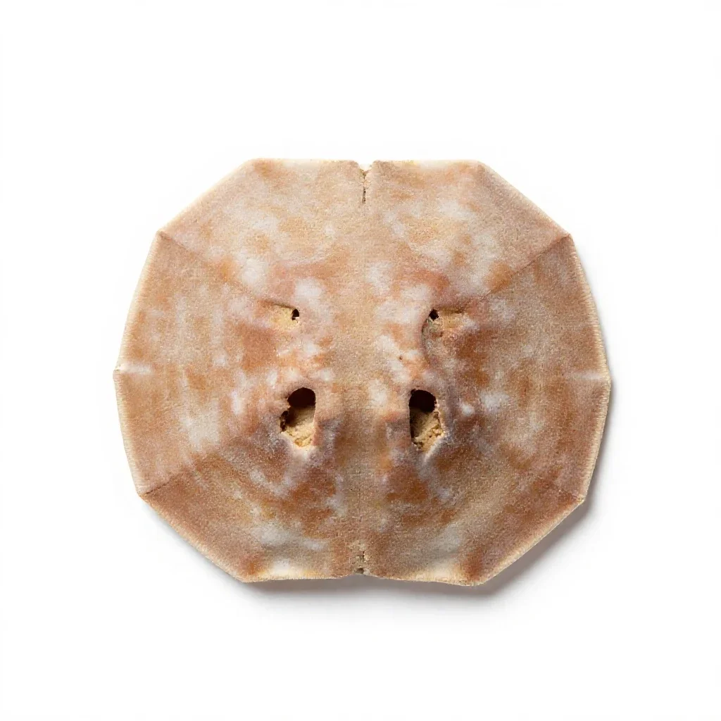 Sand dollar isolated on a white background