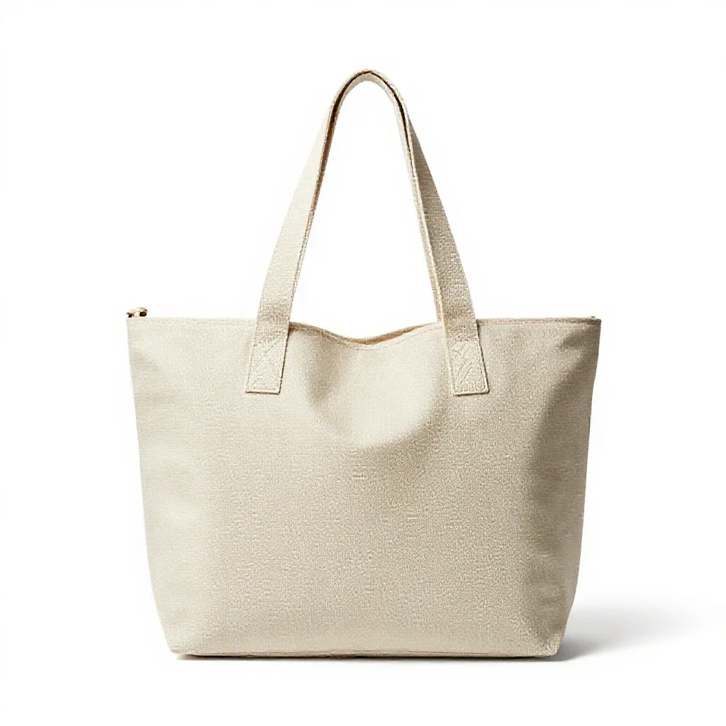 Cooler tote with a zip isolated on a white background