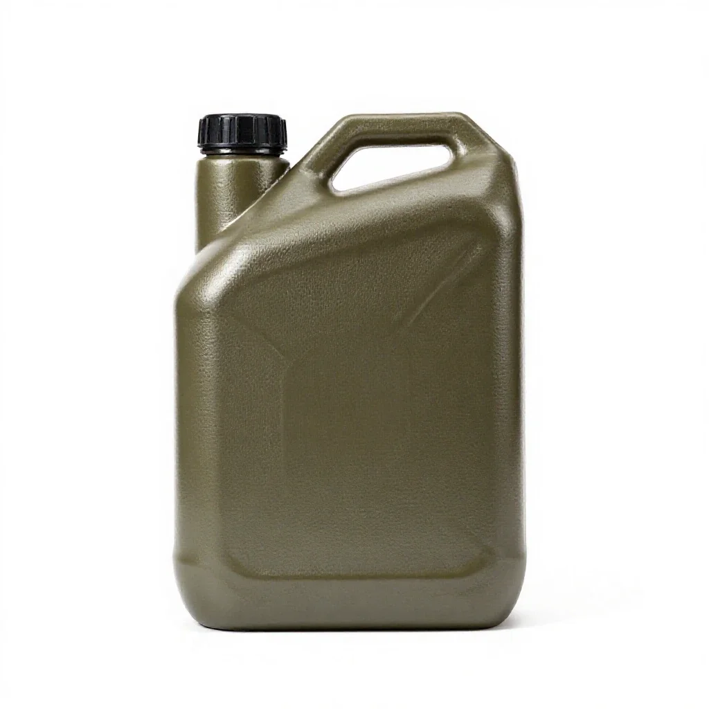 Jerrycan for fuel isolated on a white background