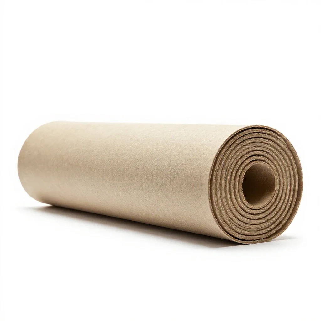 Rolled tube poster case isolated on a white background