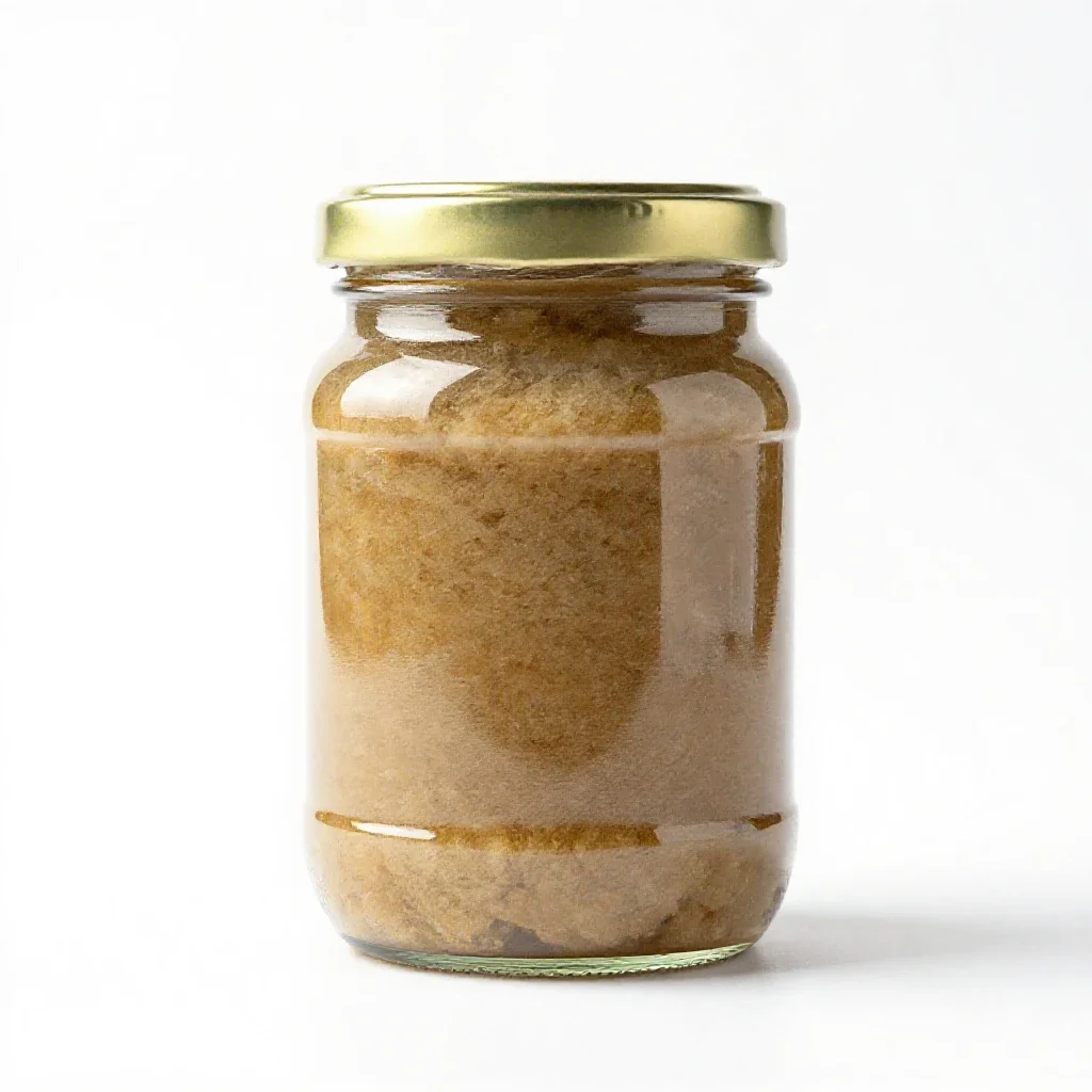 Screw-top preserving jar isolated on a white background