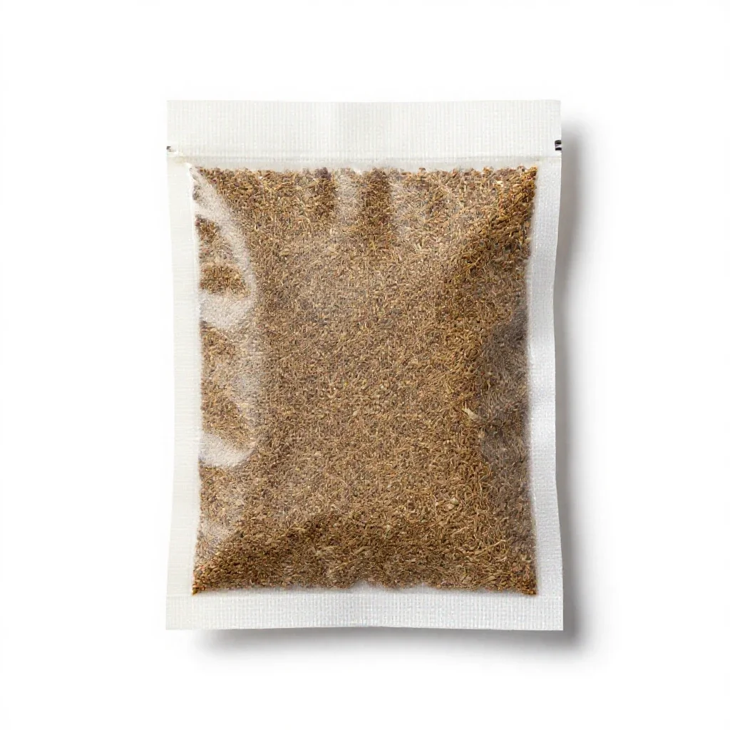 Seed packet isolated on a white background