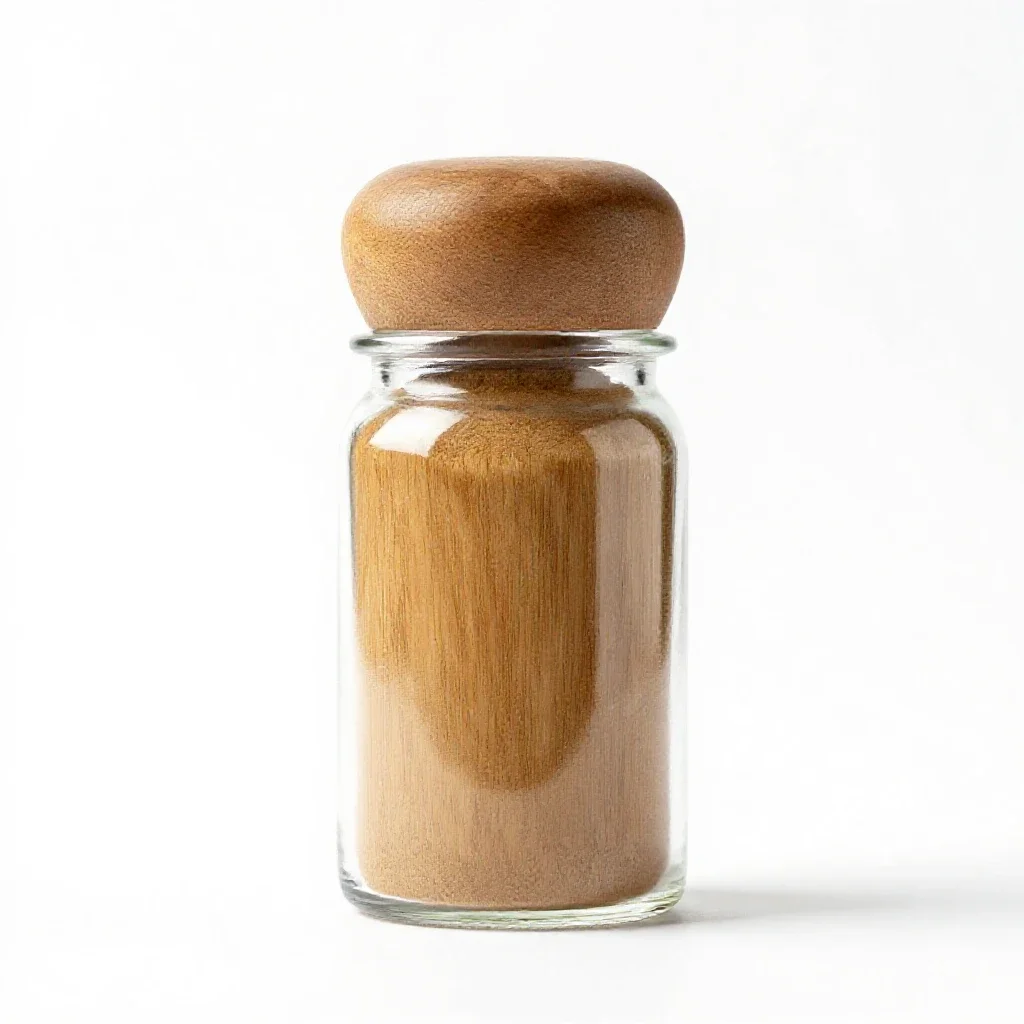 Spice jar with a shaker top isolated on a white background