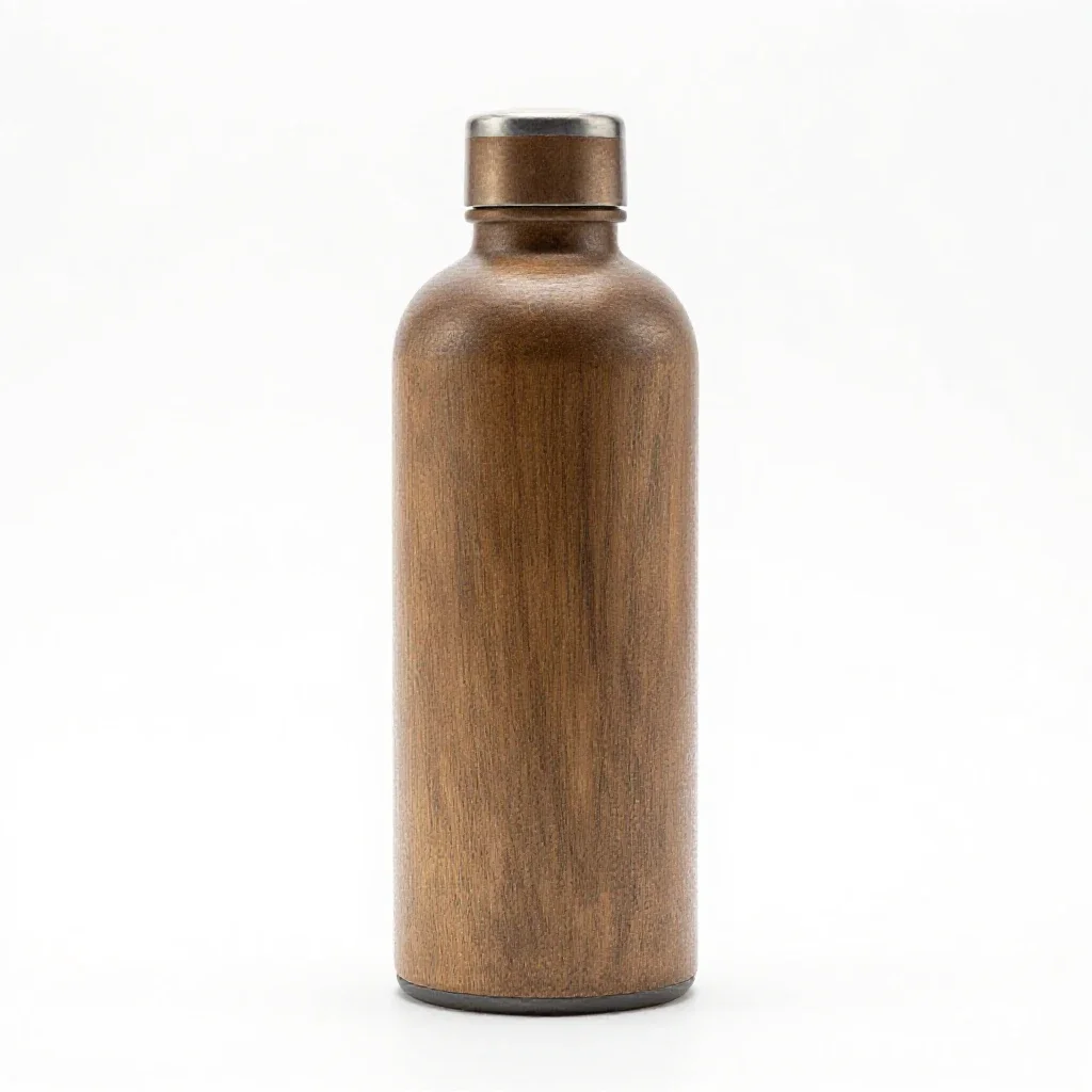 Vacuum flask isolated on a white background