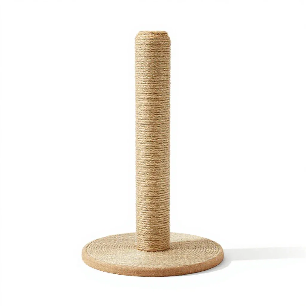 Scratching post isolated on a white background