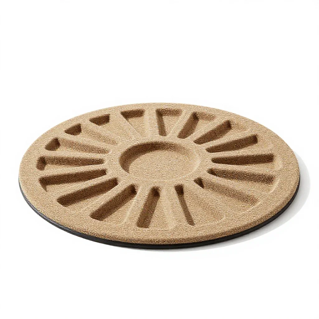 Slow feeder mat isolated on a white background