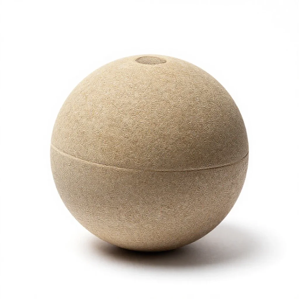 Treat puzzle ball isolated on a white background