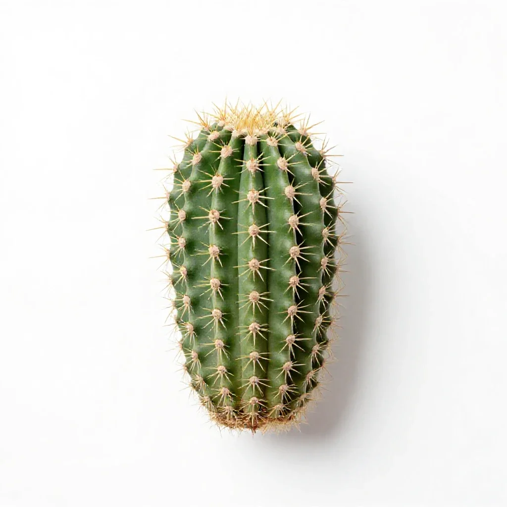 Barrel cactus isolated on a white background