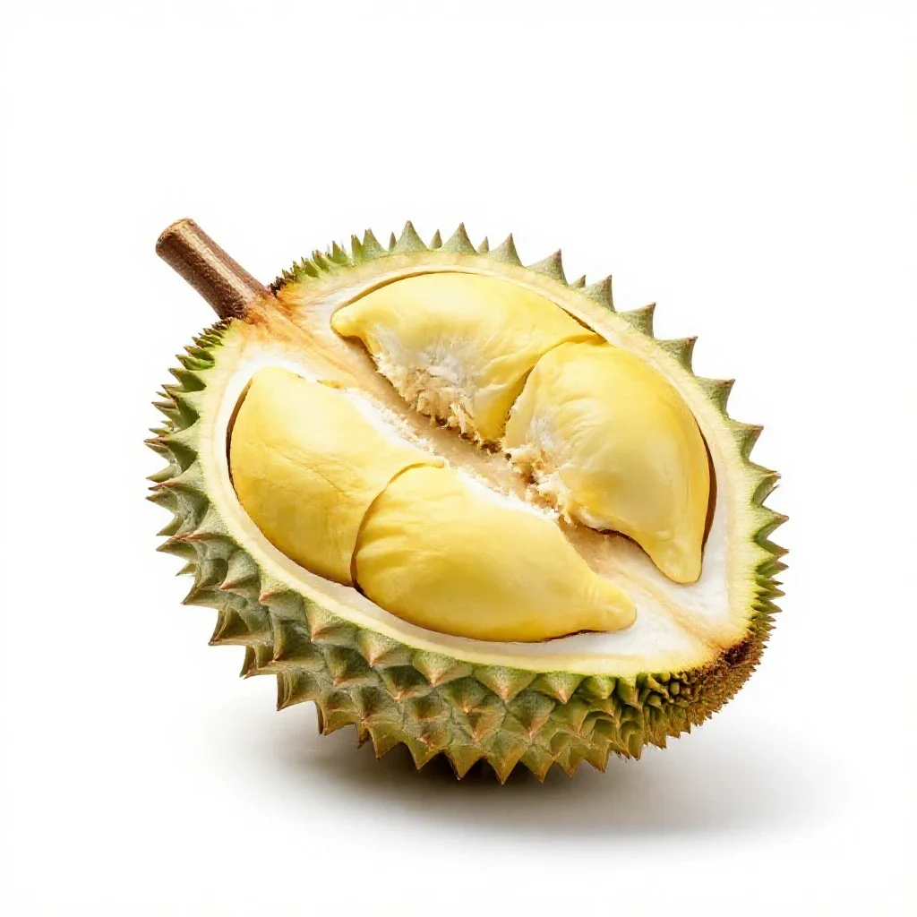 Durian isolated on a white background