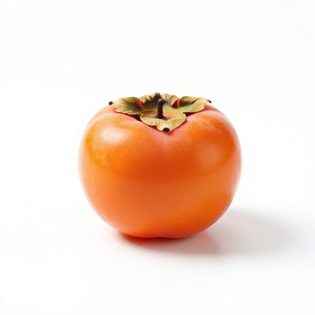 Persimmon isolated on a white background