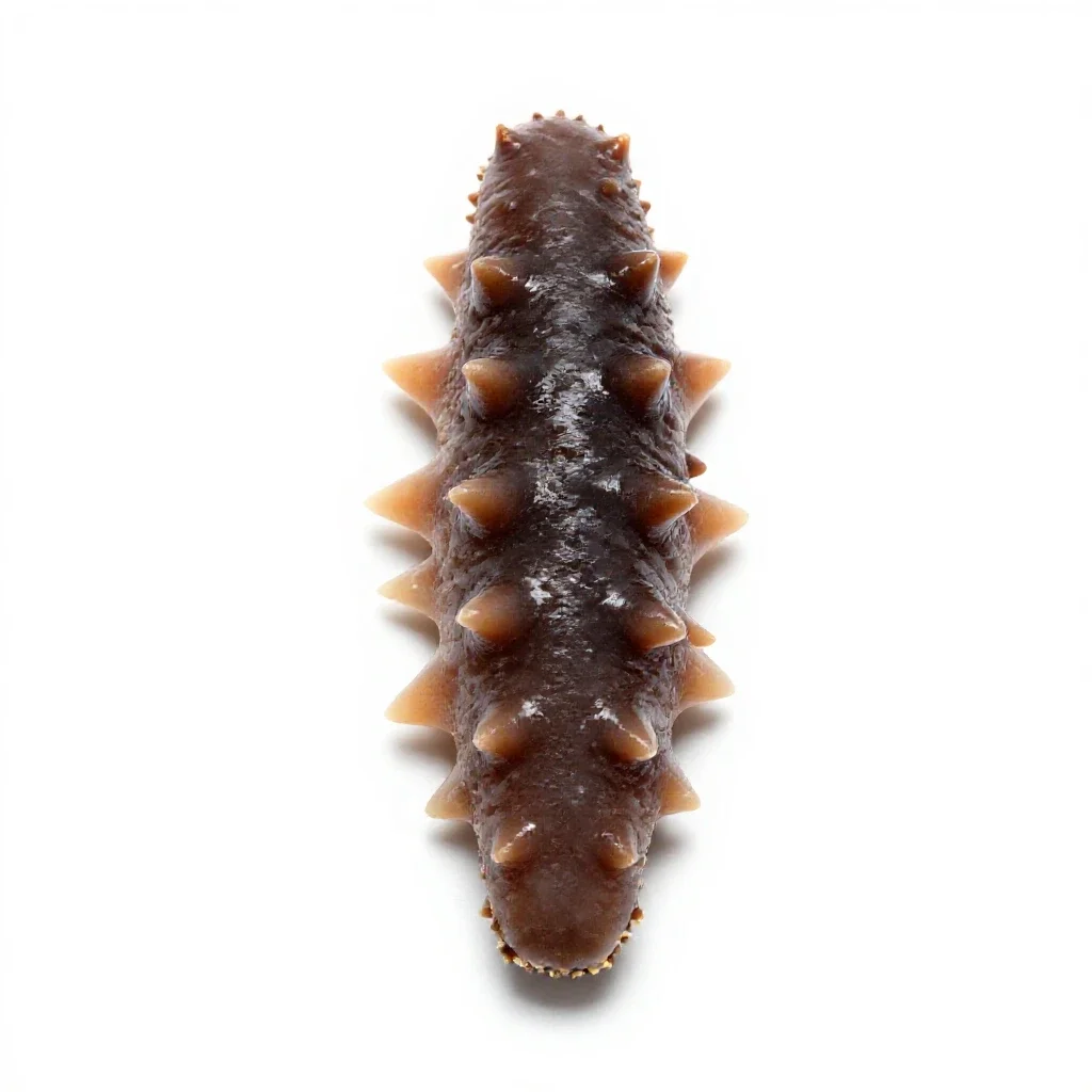 Sea cucumber isolated on a white background